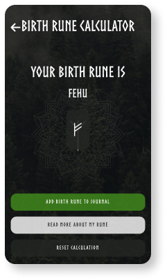 birth rune calculator